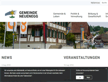 Tablet Screenshot of neuenegg.ch